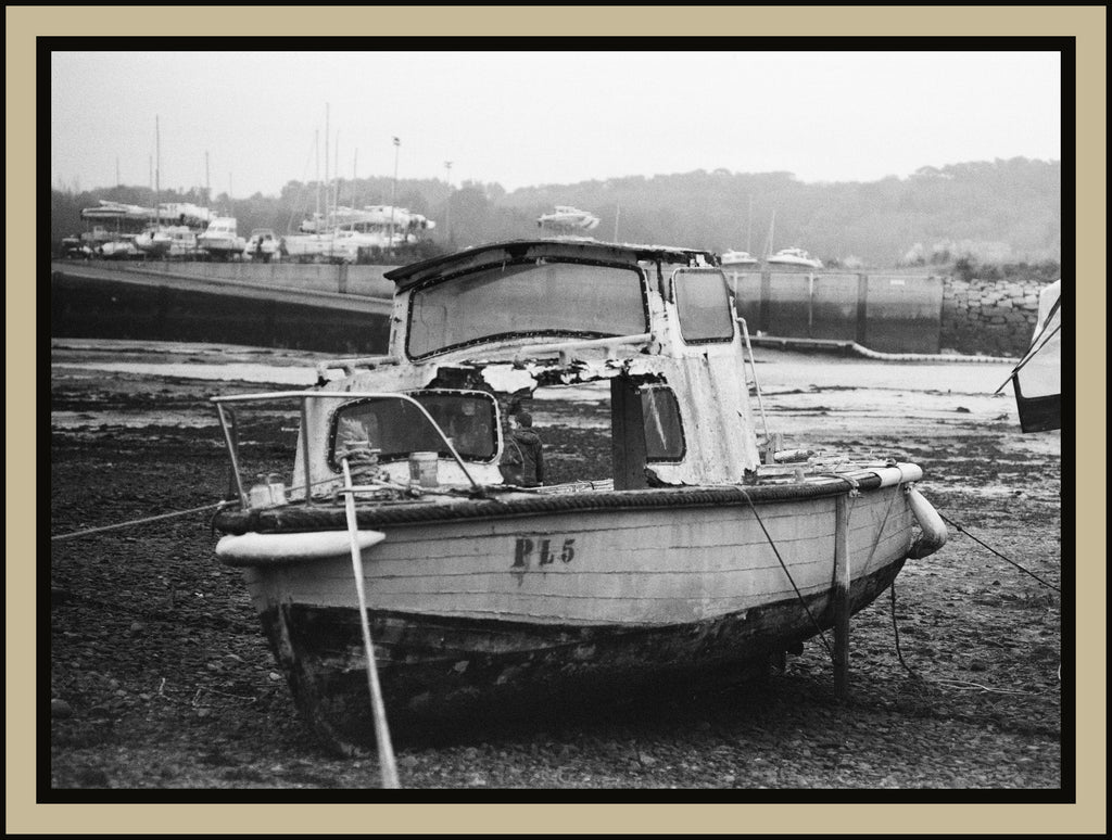Maree basse - tirage encadre