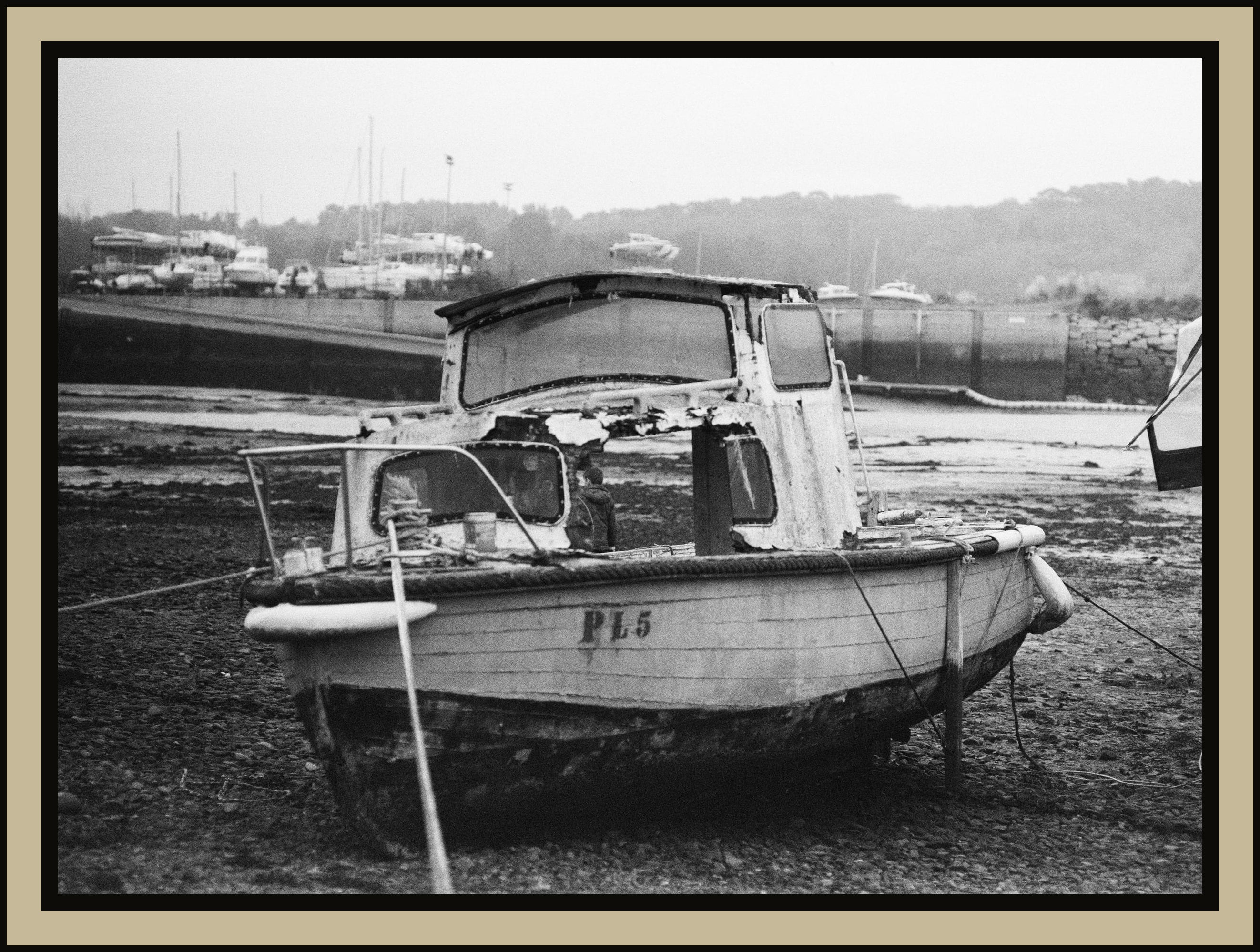 Maree basse - tirage encadre