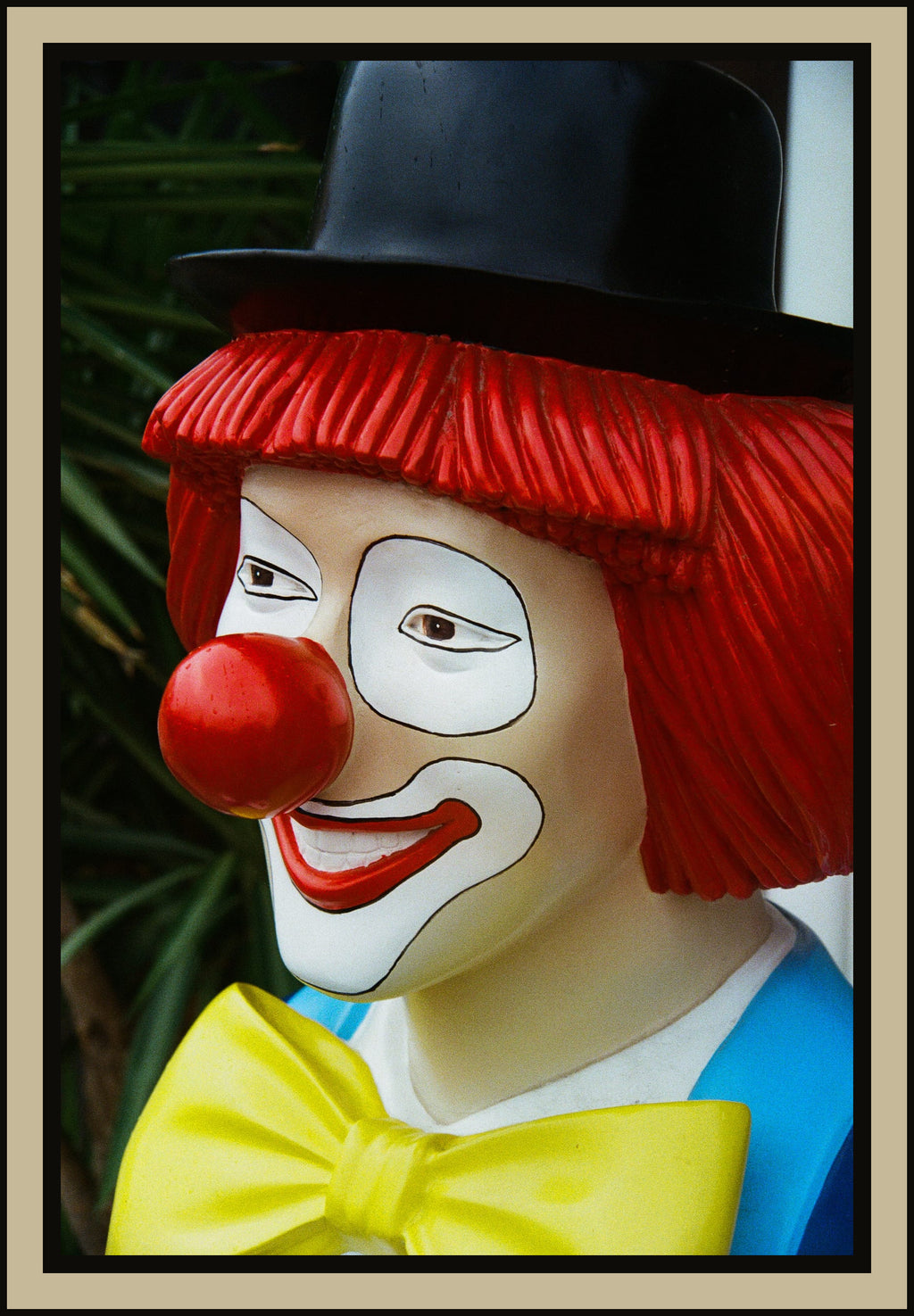 Clown - tirage encadre