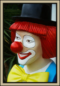 Clown - tirage encadre
