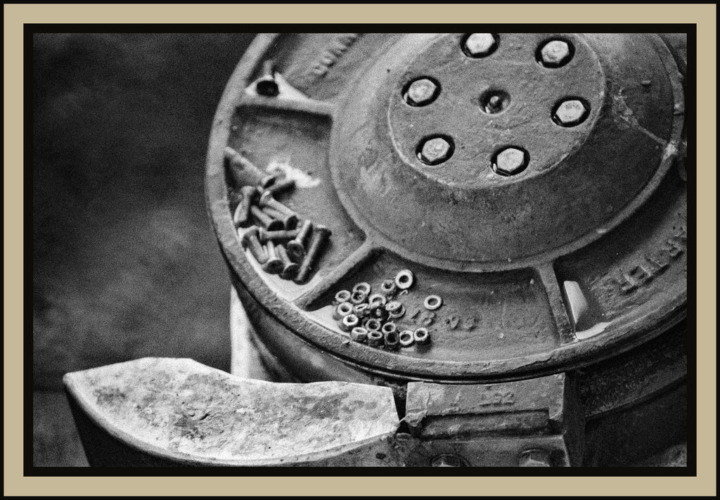 Rouages - tirage encadre