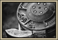 Rouages - tirage encadre