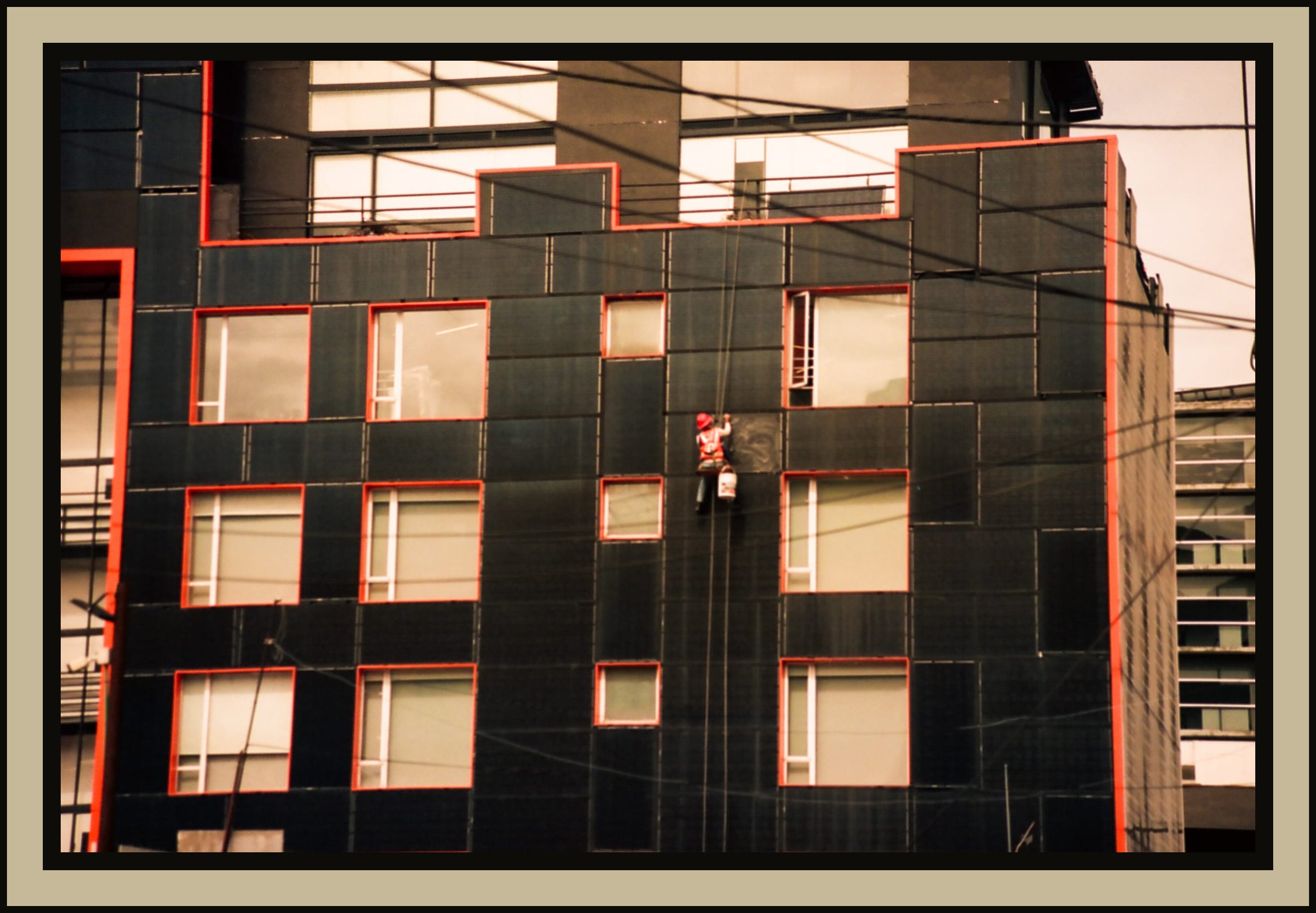 En rappel - tirage encadre